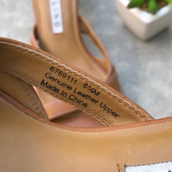 Bandolino Camel Suzan Slip On Heels Size 6.5M - Picture 8 of 8